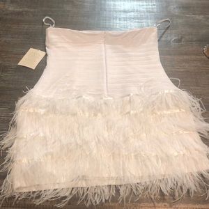 Boston Proper feather Dress